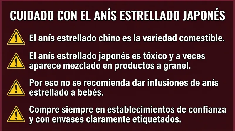 Cuidado con el anís estrellado japonés
