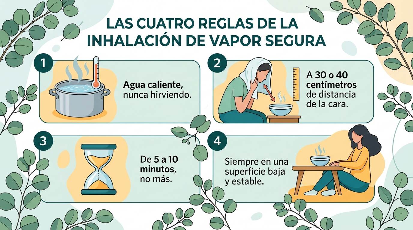Las cuatro reglas del vaho seguro